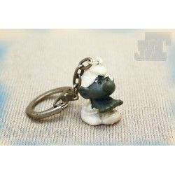 Les Schtroumpfs - Porte Clé - Figurine Vintage - Récré A2 - Club Dorothée
