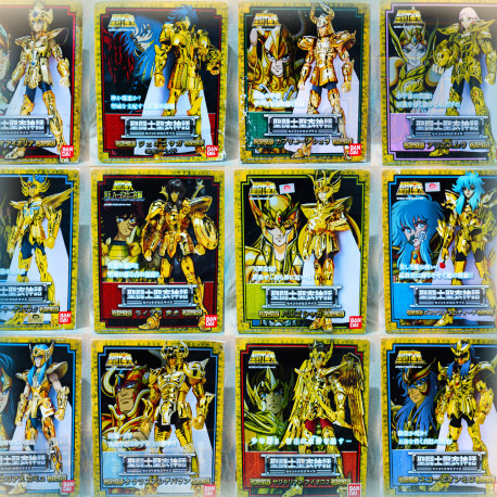 Chevaliers Du Zodiaque LOT X12 MYTH CLOTH BANDAI Seiya Chevaliers d'Or