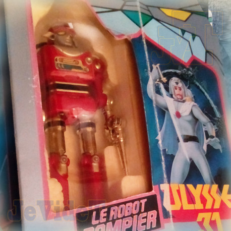 Ulysse 31 - Robot Pompier - Popy - 1981 BOITE FR - COMPLET - BOXED Vintage - Rare - FR3 DIC