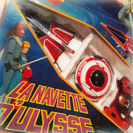 Ulysse 31 - Navette Tri-Partie - Popy 1981 BOITE FR - Dardos Orbos Virès - Vintage Rare FR3 DIC BOXED