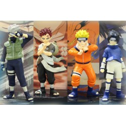 Naruto - LOT X4 - Collection Complète - Character Panel Figure - Tres Rare - Banpresto 2003