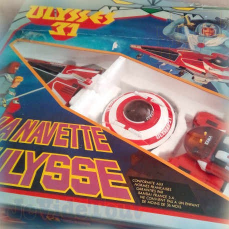 Ulysse 31 - Navette Tri-Partie - Popy 1981 BOITE FR - Dardos Orbos Virès - Vintage Rare FR3 DIC BOXED (2)
