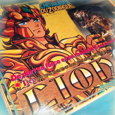 Chevaliers Du Zodiaque - Lion - BANDAI 1987 - BOITE FR BOXED - Saint Seiya Cloth Vintage