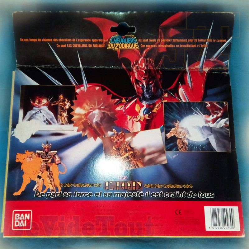 Figurine chevalier d'Or LION, les chevaliers du zodiaque complet 1987 Bandai