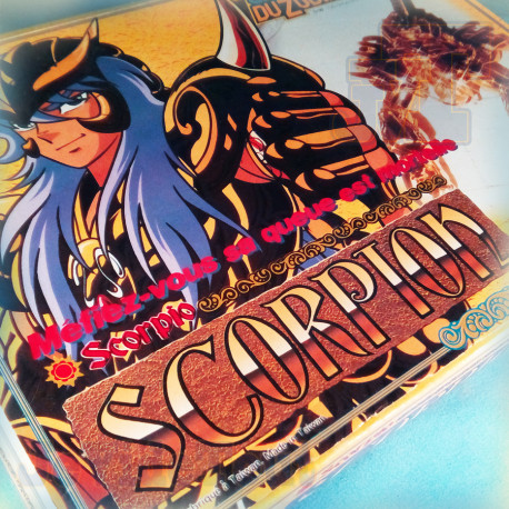 Chevaliers Du Zodiaque - Scorpion - BANDAI 1987 - BOITE FR BOXED - Saint Seiya Cloth Vintage