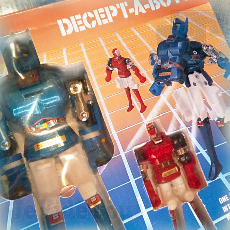 Gordian Et La Panthère D'acier - Transistor - 1985 Vintage Die cast - BOXED - Rare GODAIKIN DECEPT-A-BOTS