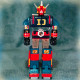 Power Ranger - Denziman - POPY - RARE BOITE France - BANDAI - Vintage BOXED - Sentai DAIDENZIN