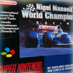 Nigel Mansell's World Championship Racing - SNES - FAH - Gremlin - Nintendo Vintage