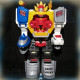 Power Rangers - Megazord - Transformable - 60Cm - BIG SIZE - Light Fonction - Club Dorothée