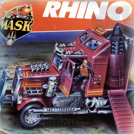 Mask - RHINO - 1985 - Kenner - BOXED - Rare - Vintage